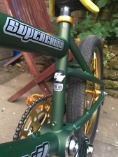 SUPER RARE Vintage SUPERCROSS 4130 cromo dirt devil BMX bike frame bundle