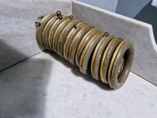 Antique Wooden Curtain Pole Rings