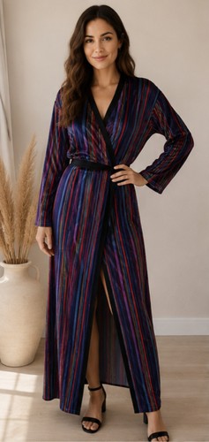 Zara trf velour - wrap, dress