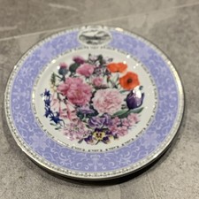 Royal Doulton RHS Chelsea Flower Show Plate - 2000 Millennial Majesty
