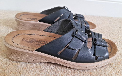 Rohde navy blue leather - rohde, twin