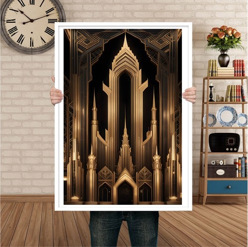 Art deco architecture wall - deco,