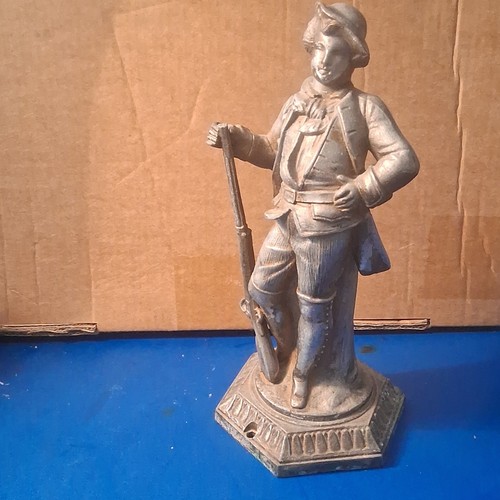 Vintage antique cast metal - cast,