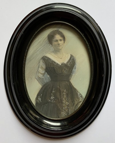Miniature victorian portrait - miniature,