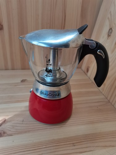 Bialetti moka crystal red - moka,