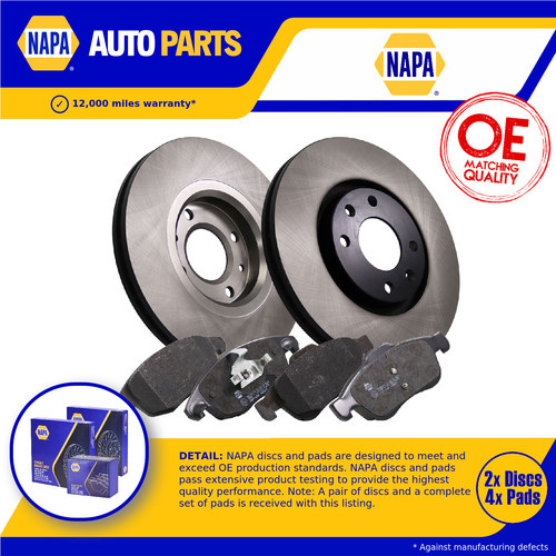 Vented brake discs and - discs, pads
