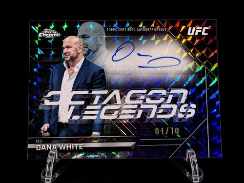Topps chrome ufc dana white - topps,
