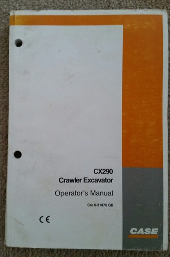 Case cx290 crawler excavator - case,