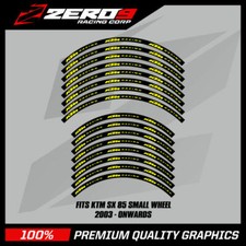 KTM Rim Decals SX 85 17" / 14"