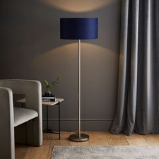 Chrome Floor Lamp Metal Stem