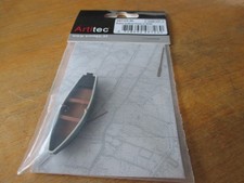 ARTITEC  1/87 SCALE: 387-09 BL STEEL ROWING BOAT BLUE WITH OARS NEW UK FREEPOST