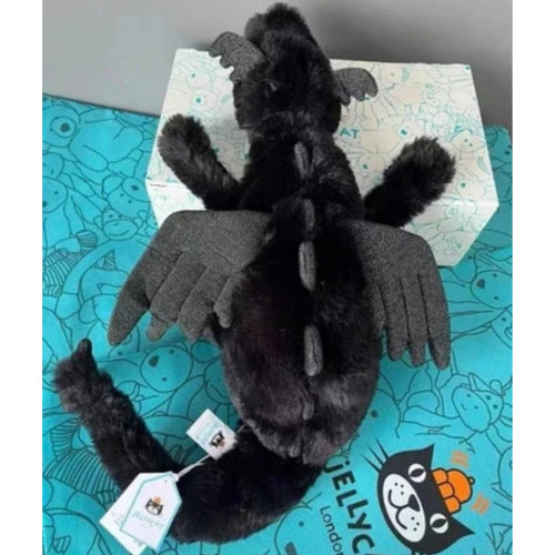 50cm jellycat black sky dragon - jellycat,