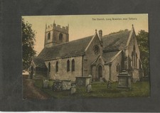 Postcard Gloucestershire Long Newnton Tetbury The Church