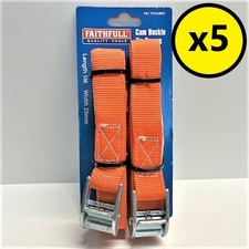 10 x Cam Buckle Straps 5m x