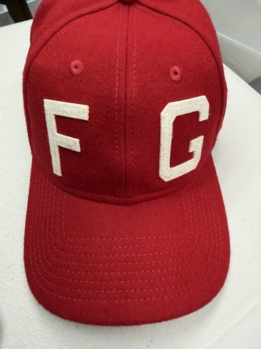 Fear gods essential hat - fear, red