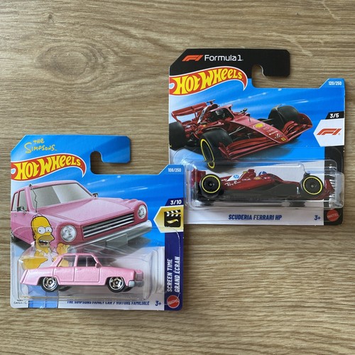 The simpsons family car pink - the,