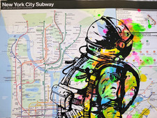 Handpainted Astronaut Spaceman