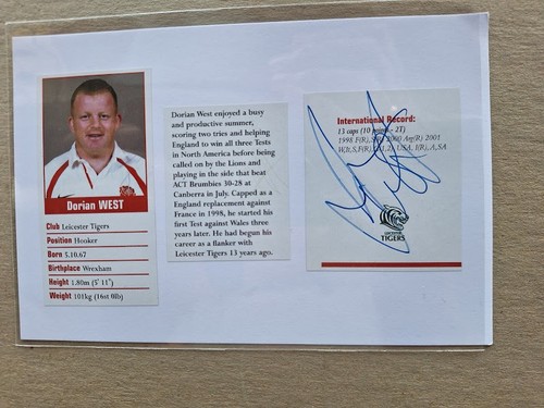 Dorian west england rugby - england,