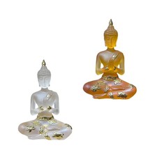 Resin Buddha Figurines Thailand Buddha Statue for Garden Indoor Tabletop