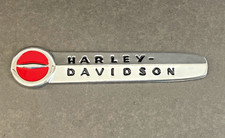 Harley Davidson gas tank 1947-1950 emblem chrome red, man cave wall 9”