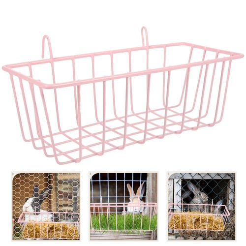 Iron cage bunny - cage, hay