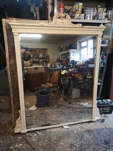 Large overmantle mirror - large,