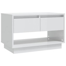 TV Cabinet White Chipboard