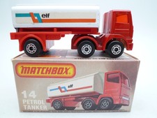 VINATGE MATCHBOX SUPERFAST No.14f LEYLAND PETROL TANKER IN ORIGINAL BOX 1982