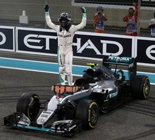 1/43 Mercedes F1 W07 Hybrid Abu Dhabi GP 2016 #6 Diecast Model Car