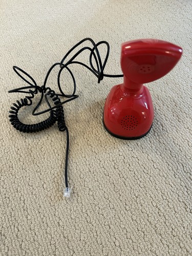 Retro red phone - red,