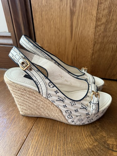 Louis vuitton anabela white - louis,