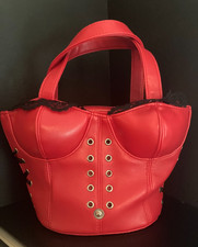 Red Corset Bustier Handbag