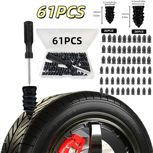 61pcs tire repair - tire, screw