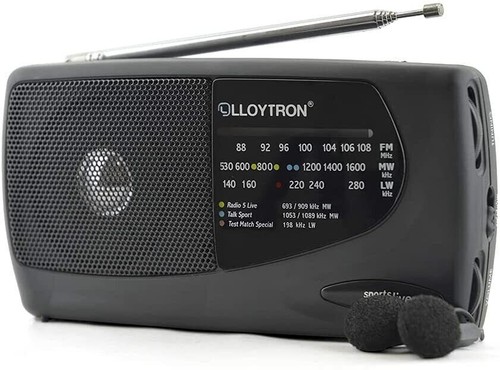Lloytron portable sports radio - sports,