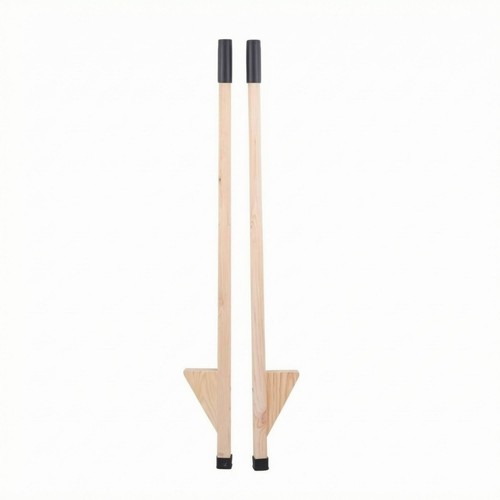Wooden stilts natural wood - wooden,