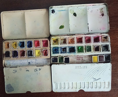 Vintage reeves watercolour set - reeves,