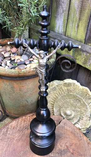 Antique french crucifix - crucifix, chapel