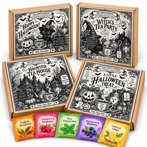 Halloween letterbox tea - halloween,