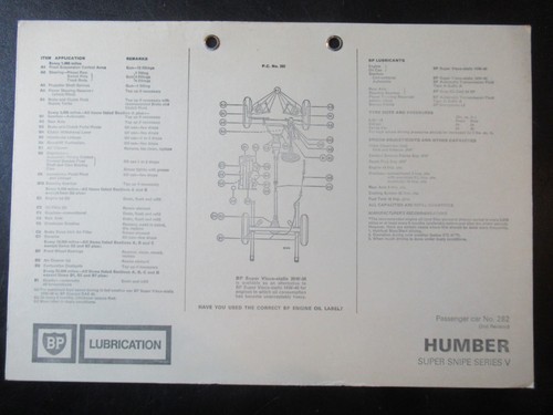 Humber super snipe series - series, v