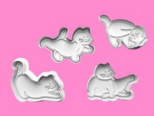 Yoga Cat Cookie Cutter and