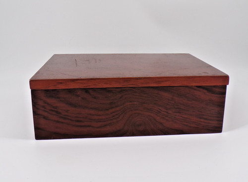 Antique c1920s solid wood box - antique,