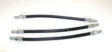CAR SET RUBBER BRAKE HOSES FORD ESCORT MK1 RS2000  1973 - 75