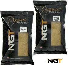 NGT Carp Fishing Groundbait Ground Bait Dynamic 900g x 2 Bags