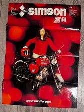 SIMSON S51 POSTER MZ DDR
