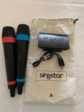 SINGSTAR Wireless Microphones PS2 PS3 PS4 + Back To The 80's 80sFREE REGION
