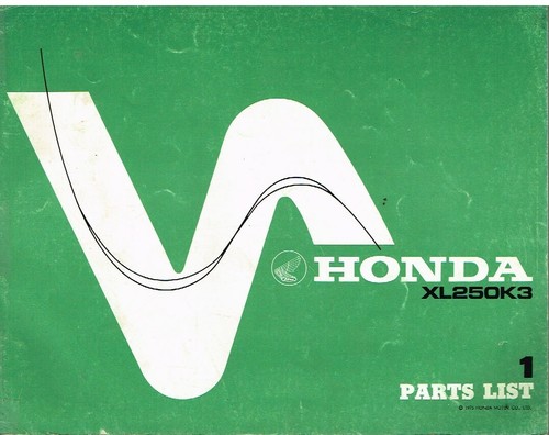 Honda xl250 original - xl250, 1975