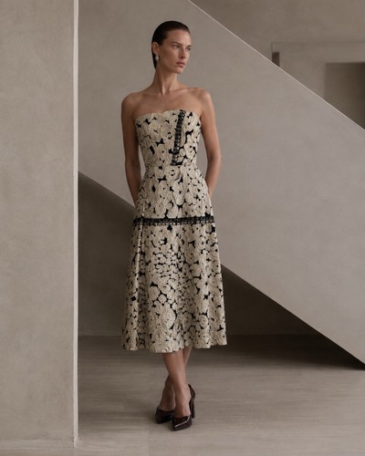 Roland mouret strapless lace - roland,