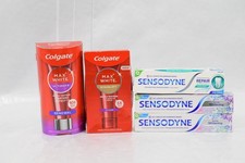 5x Toothpaste Colgate Max White Ultimate & Stainlift Sensodyne Whitening Repair