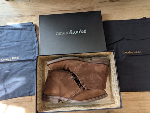 Loake kempton 1880 brown suede - loake,