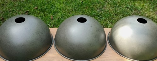 Three vintage lamp - three, shades